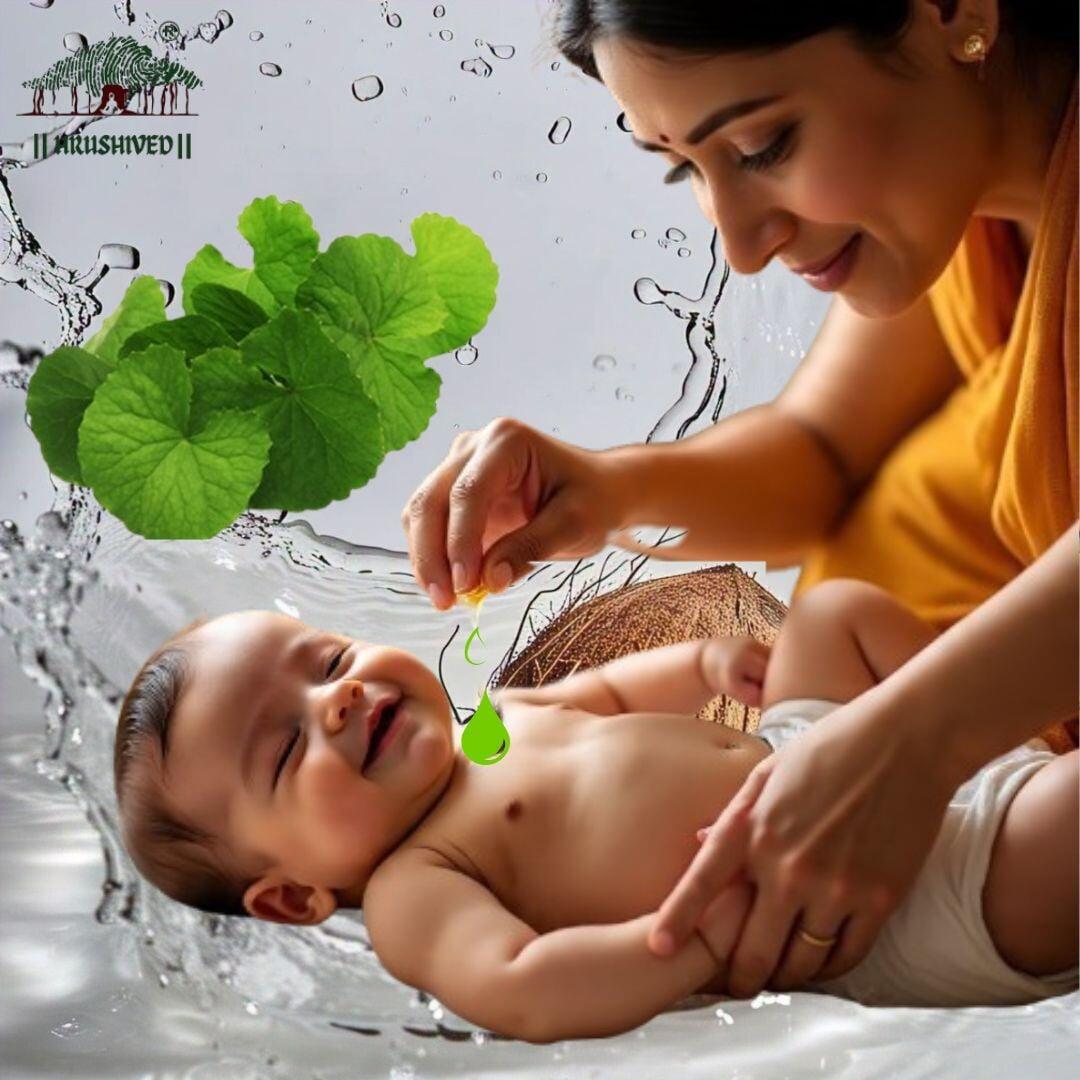 Natural Baby Care: Hrushived Pure Baby Oils for Massage & Hair Care
